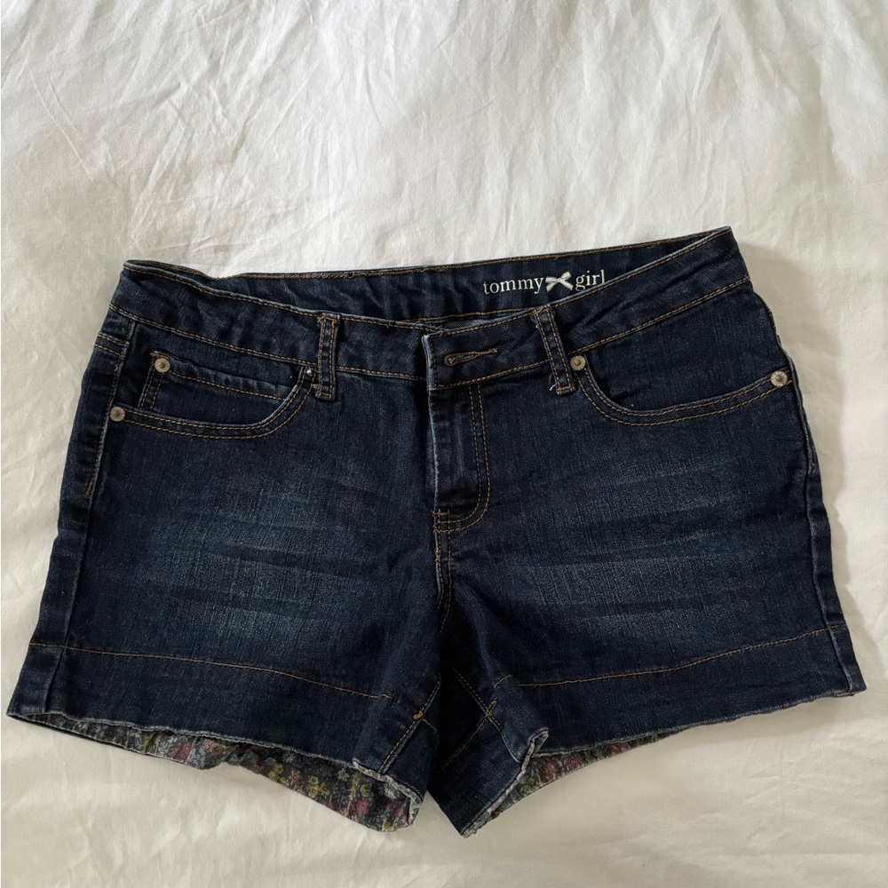 Tommy Hilfiger Juniors Navy Jean Shorts